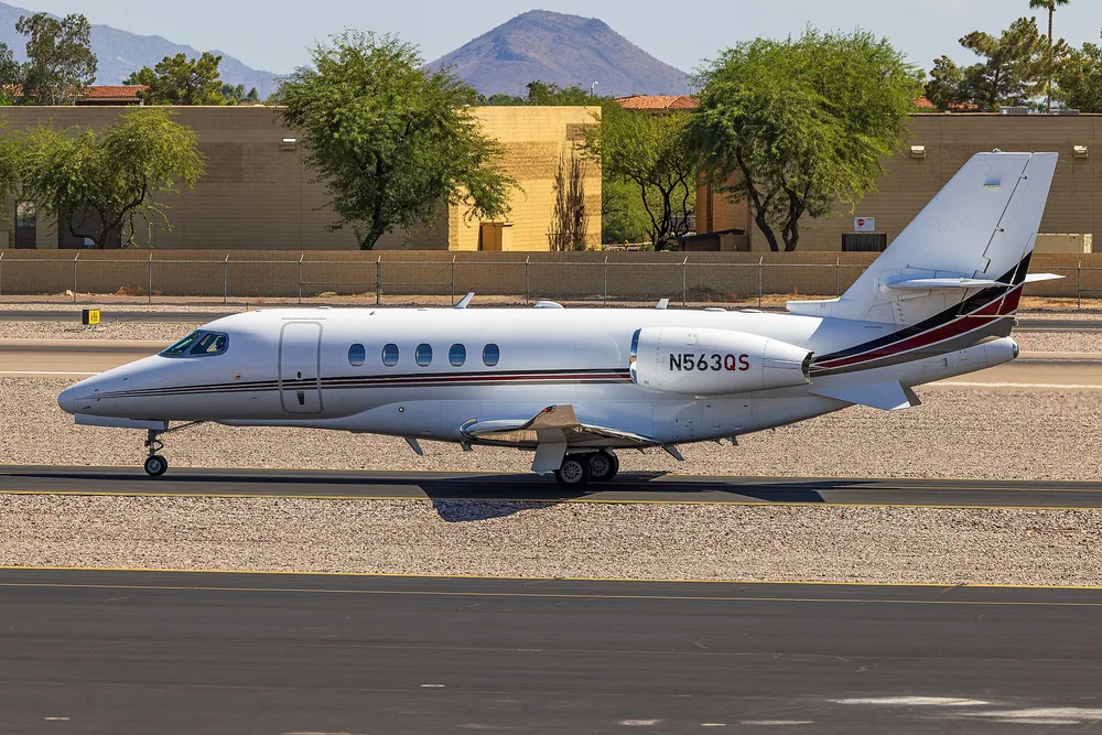 Representative photo of a Cessna Citation Latitude, not this aircraft