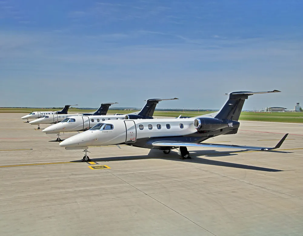Representative photo of an Embraer Phenom 300E, not this aircraft