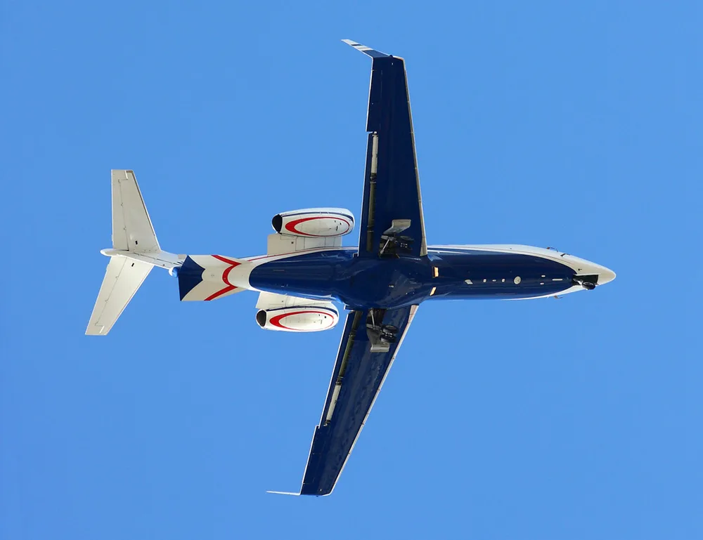 Representative photo of a Learjet 40, not this aircraft