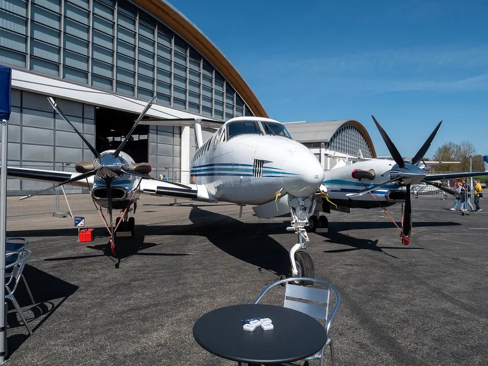 Representative photo of a Beechcraft King Air, not this aircraft