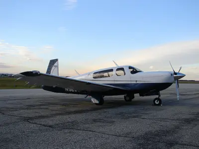 Representative photo of a Mooney M20, not this aircraft
