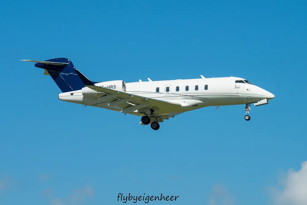 Representative photo of a Bombardier Challenger 350, not this aircraft
