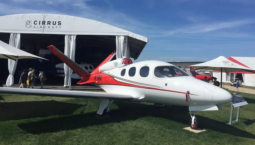 Representative photo of a Cirrus Vision SF50, not this aircraft