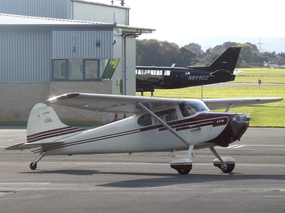 Representative photo of a Cessna 170, not this aircraft