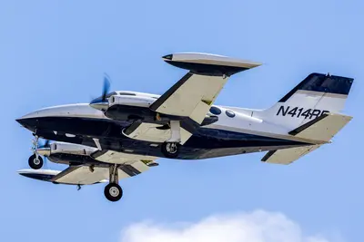 Representative photo of a Cessna 414, not this aircraft