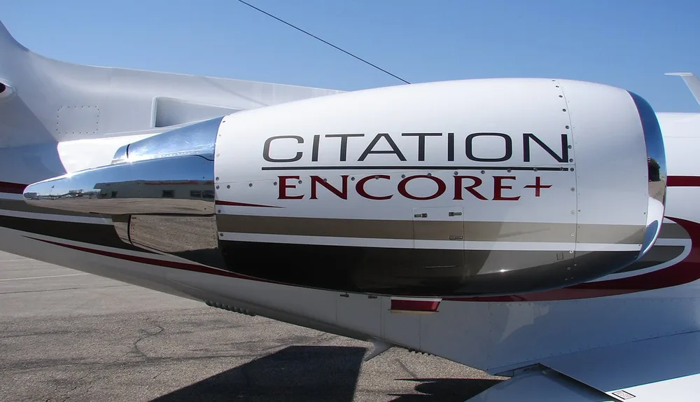 Representative photo of a Cessna Citation Encore+, not this aircraft