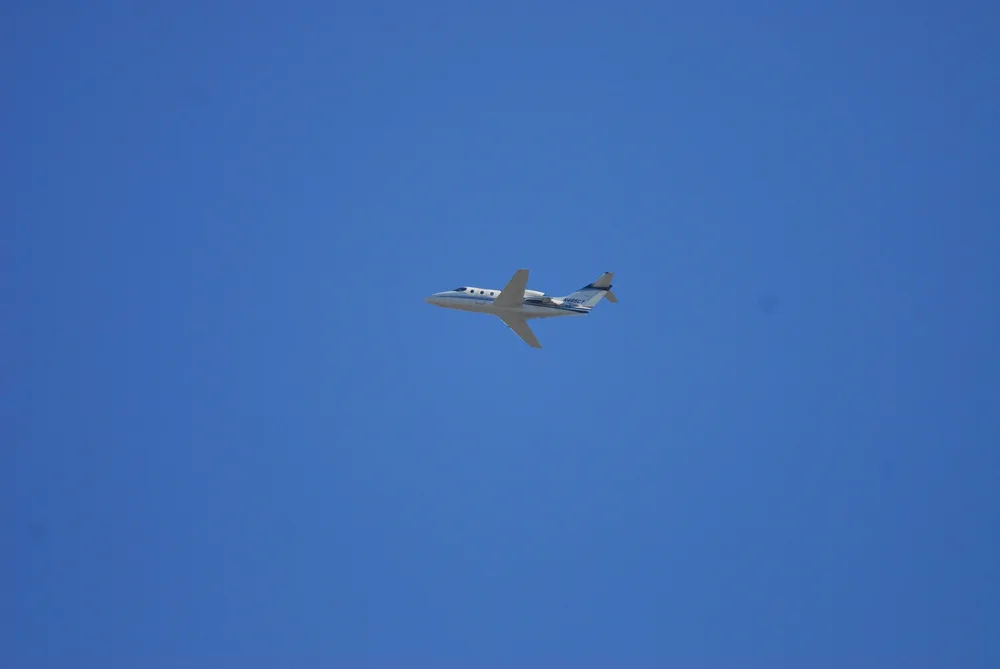 Representative photo of a Hawker 400, not this aircraft