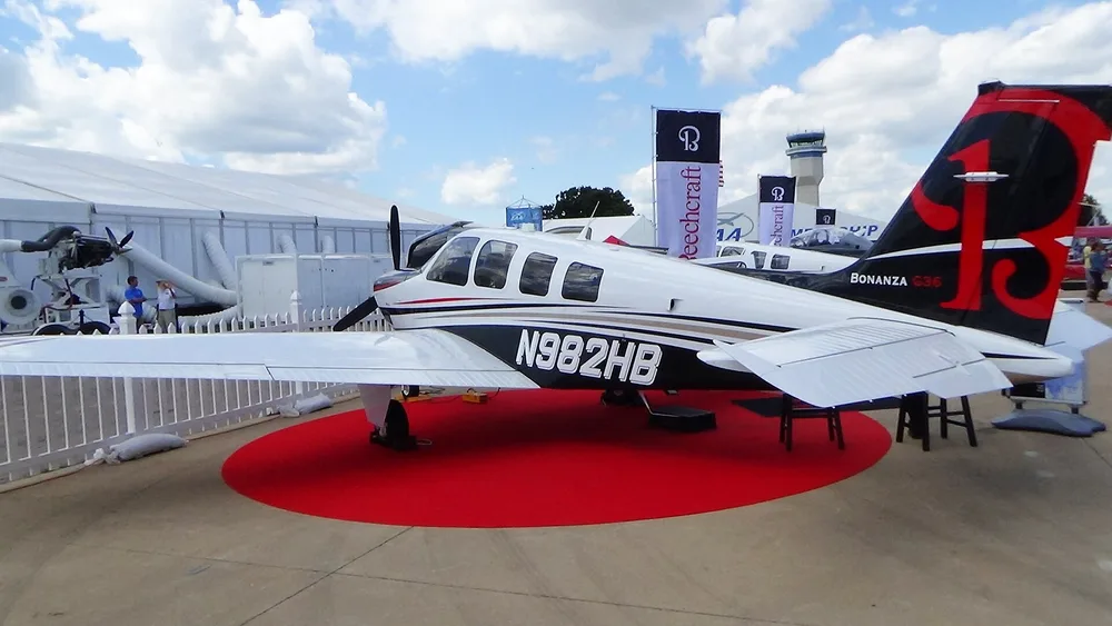 Representative photo of a Beechcraft 36 Bonanza, not this aircraft