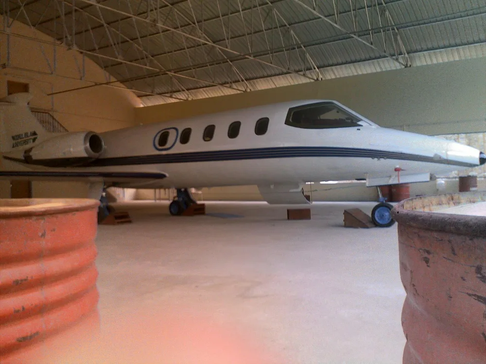 Representative photo of a Learjet 35, not this aircraft