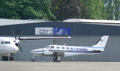 Representative photo of a Cessna 340, not this aircraft